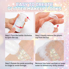 DAGEDA glitter stick in festival outfit setting enhancing party-ready look