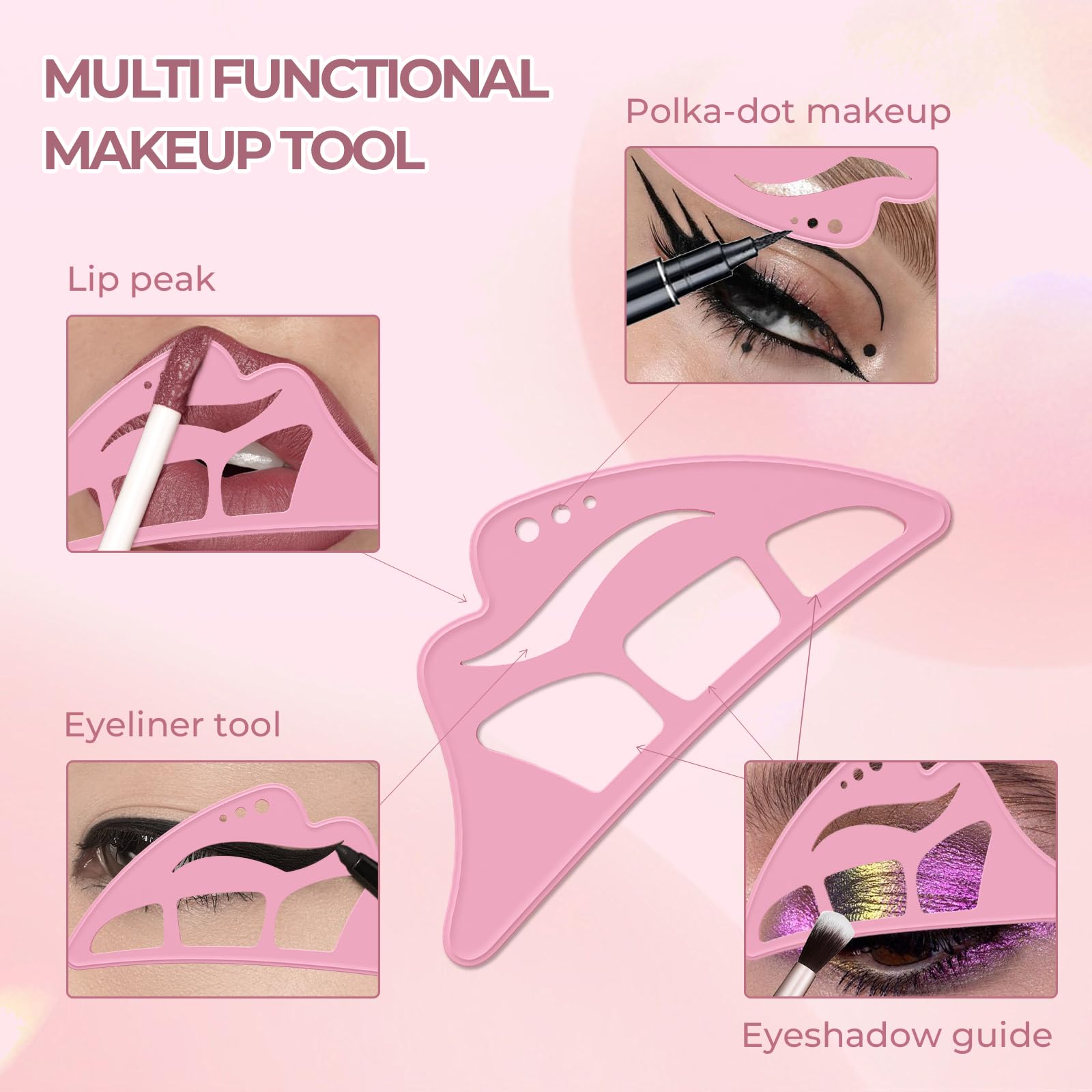 DAGEDA eyeliner stencil edge detail offering precise wing guidance benefit