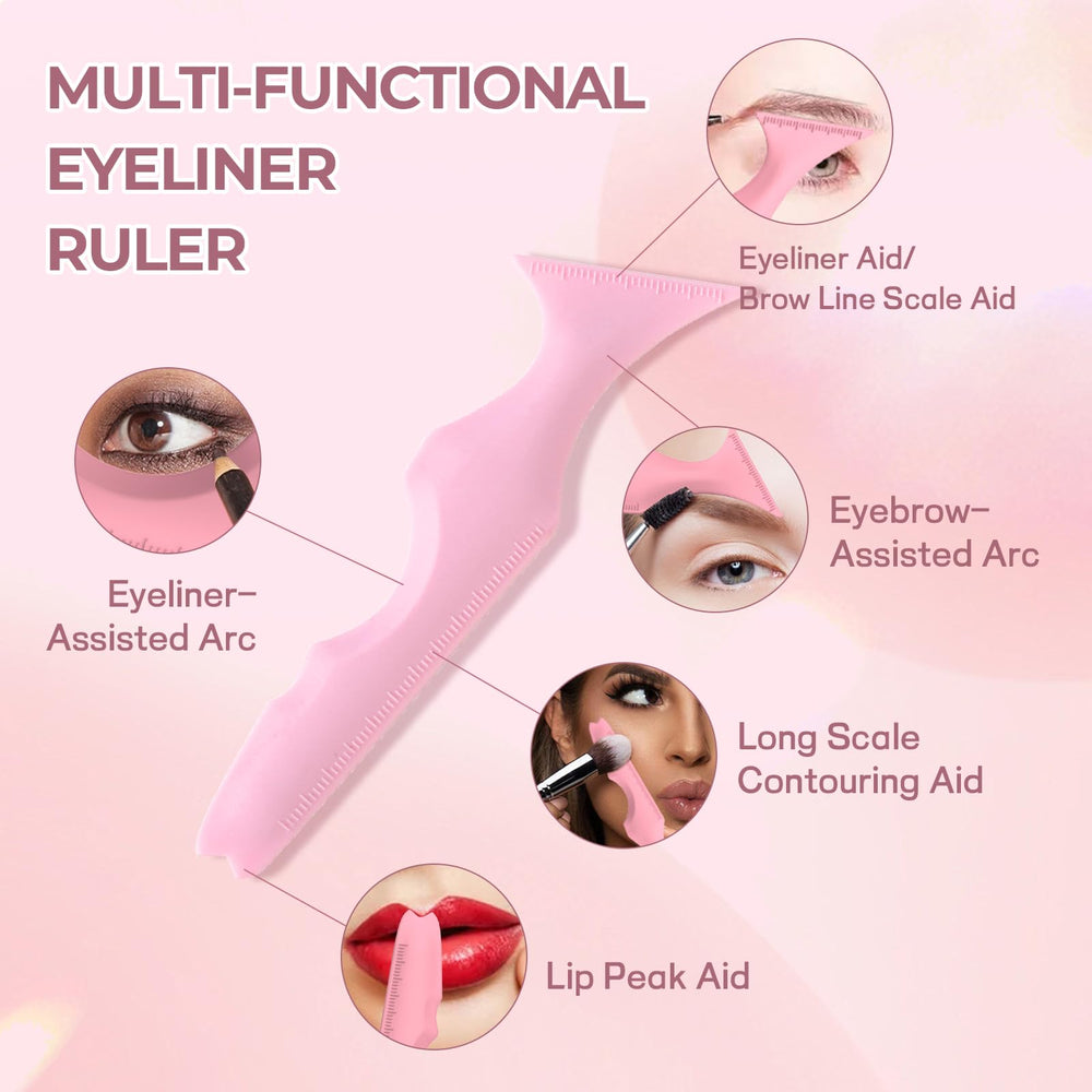 DAGEDA eyeshadow mold in use creating smoky eye shape for consistent looks