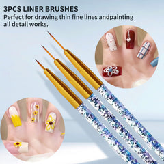 DAIXIANGER bristle macro showing soft fibers for precise, non-shedding strokes