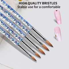 DAIXIANGER brushes on a nail art workstation demonstrating organized salon efficiency