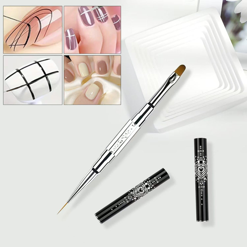 DAIXIANGER firm builder brush bristles close-up for smooth gel sculpting benefit