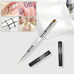 DAIXIANGER firm builder brush bristles close-up for smooth gel sculpting benefit