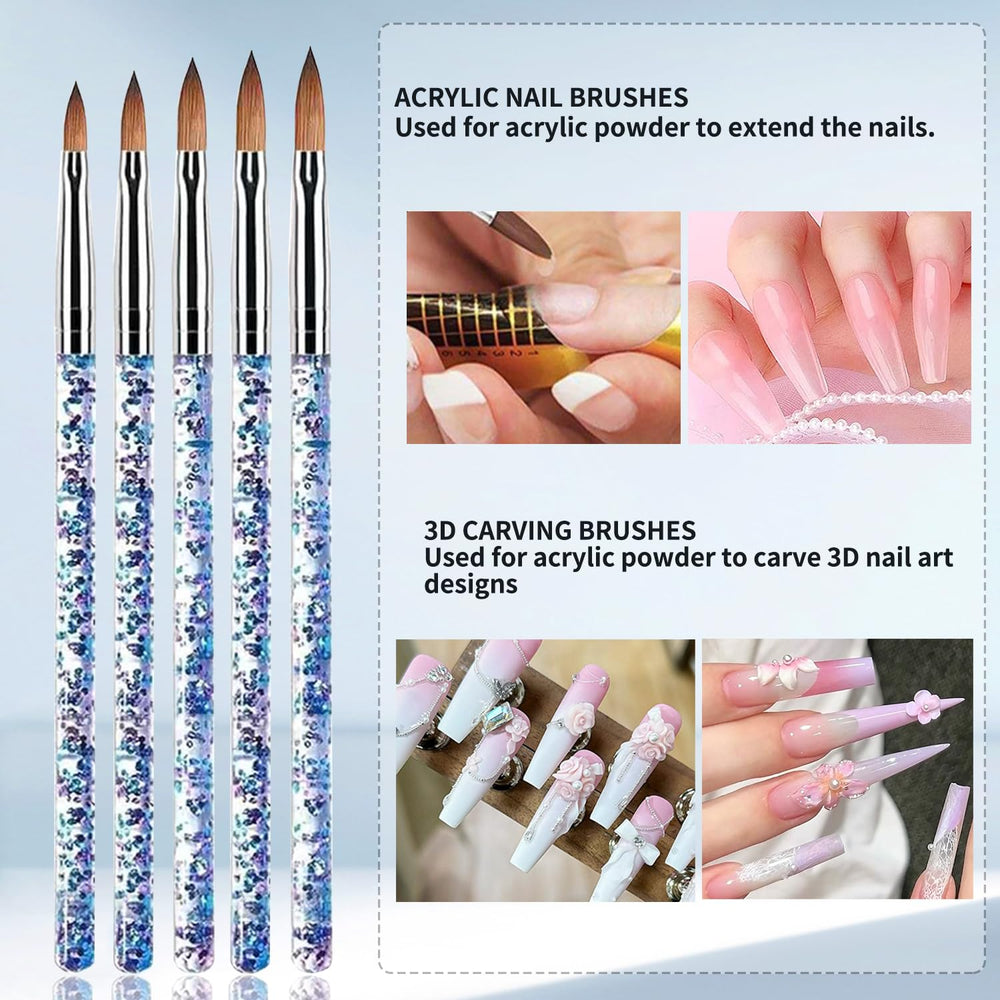 DAIXIANGER extension brush shaping gel on a nail for smooth sculpting benefit