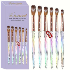 DAIXIANGER front set packaging showing all six brushes and benefits clarity
