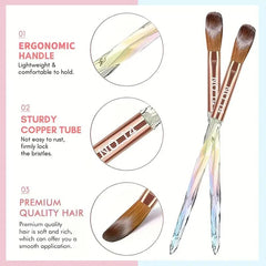 DAIXIANGER brush in use applying acrylic for precise, even coverage