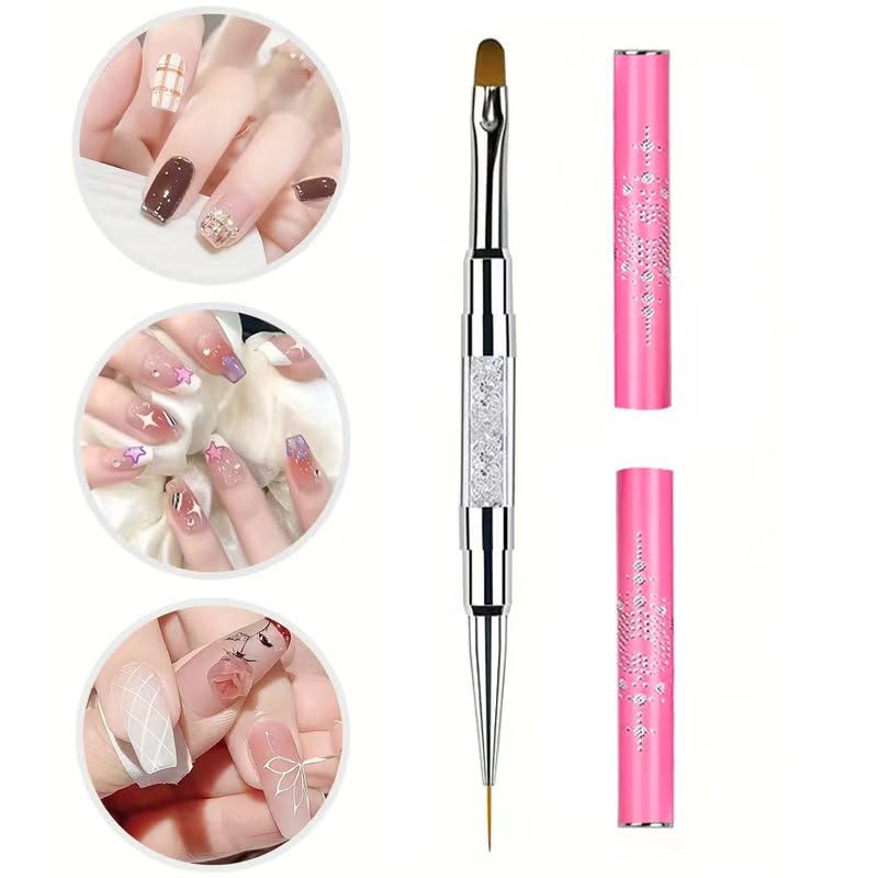 DAIXIANGER brush applying polygel to nail demonstrating clean, even product spread