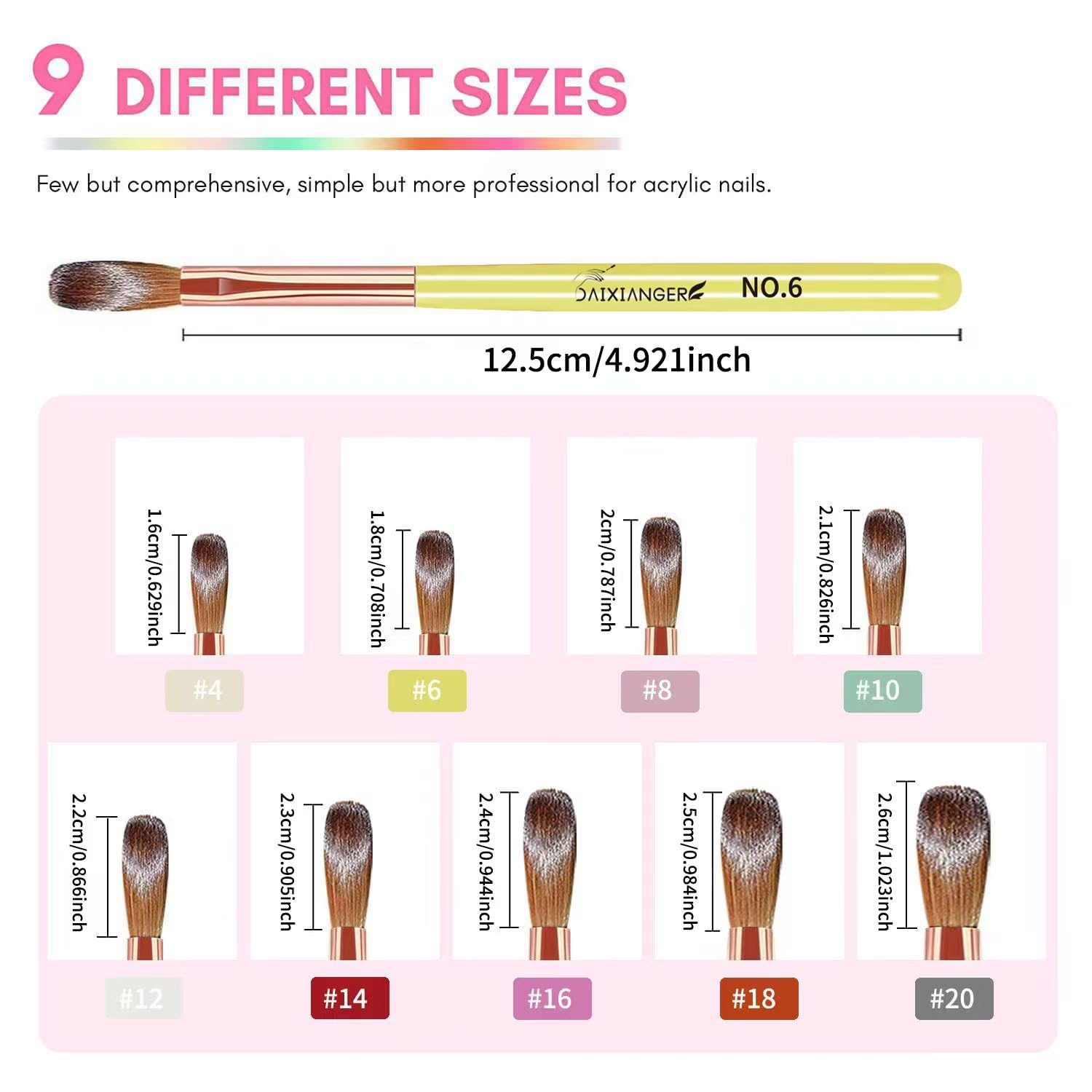 DAIXIANGER brushes on a home salon table conveying professional-quality tools