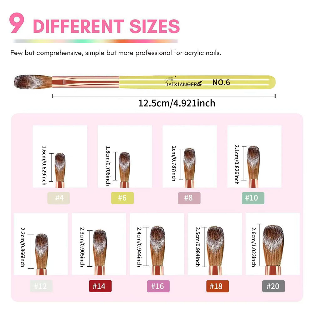 DAIXIANGER brushes on a home salon table conveying professional-quality tools