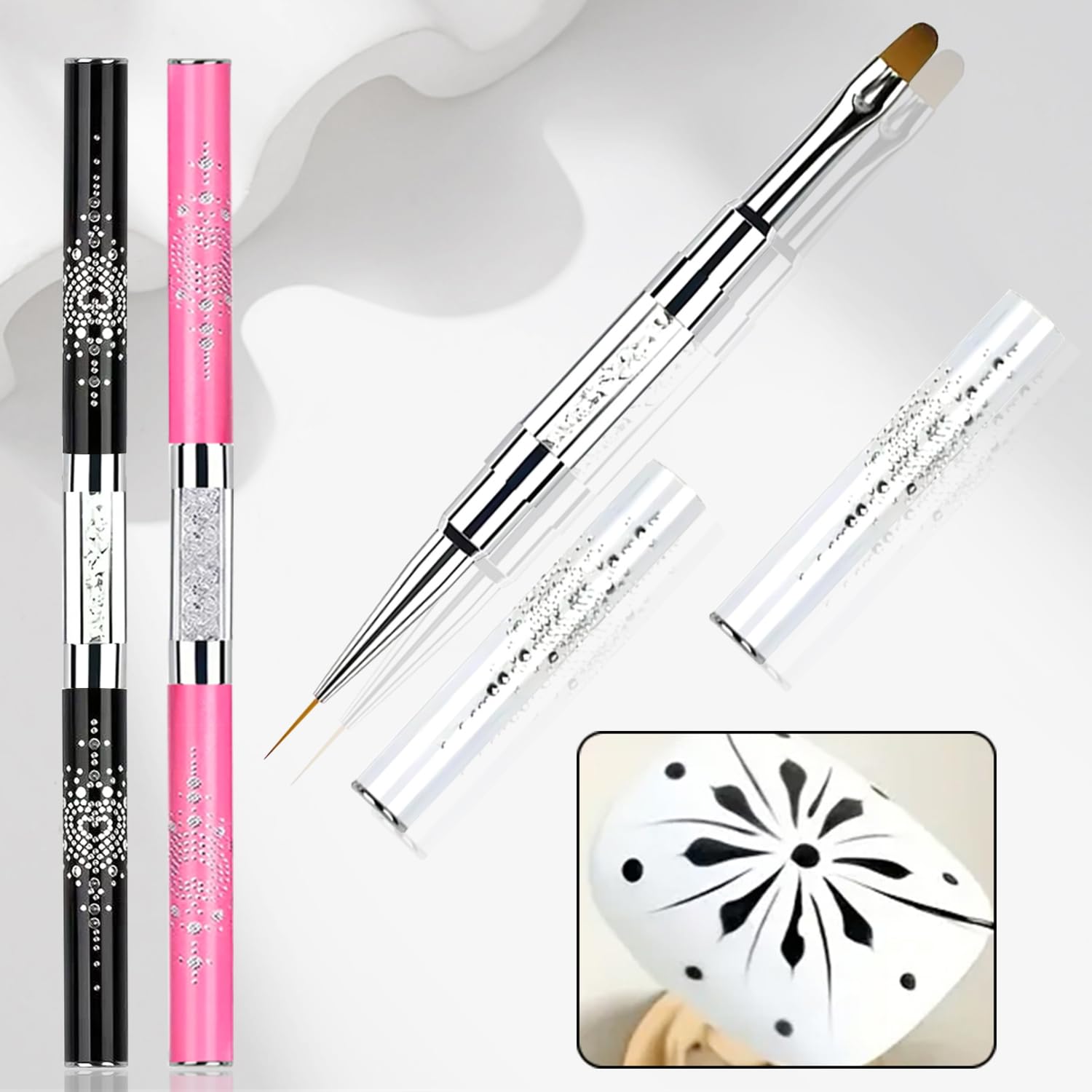 DAIXIANGER fine liner brush tip detail for precise French tips and thin lines benefit