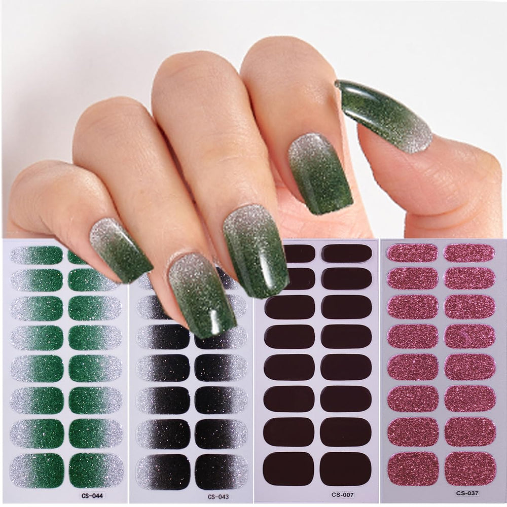 DAJIJIOU nail file and included tools next to strips showcasing easy trimming benefit