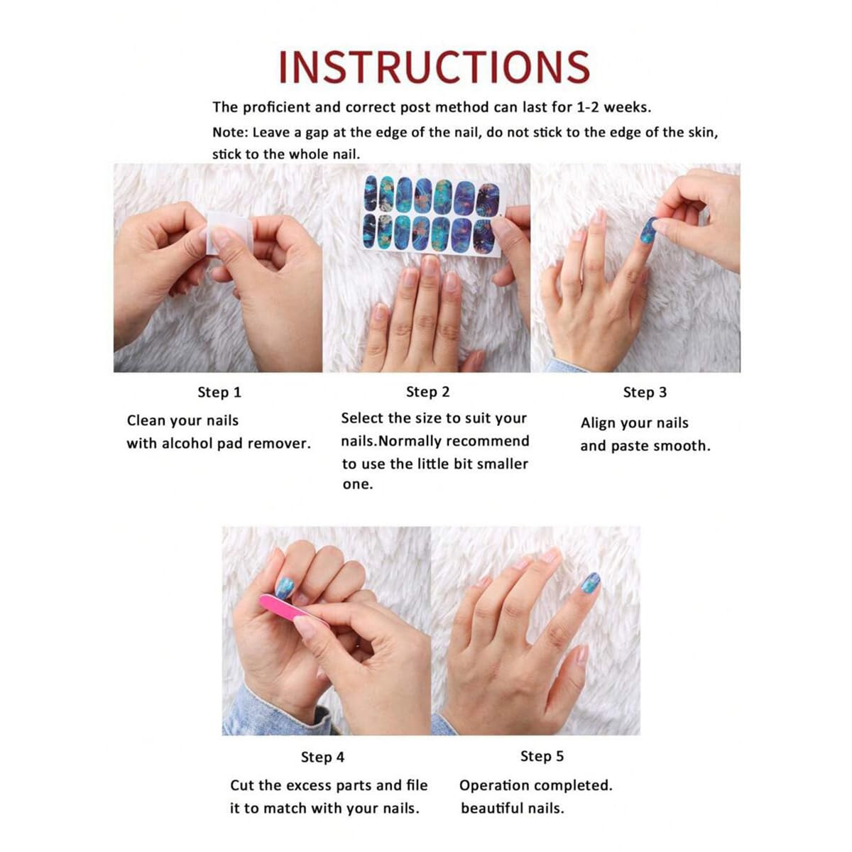 DAJIJIYOU finished manicure at a party scene showing durable glitter look for events