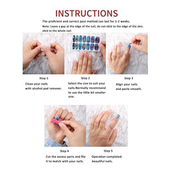 DAJIJIYOU finished manicure at a party scene showing durable glitter look for events