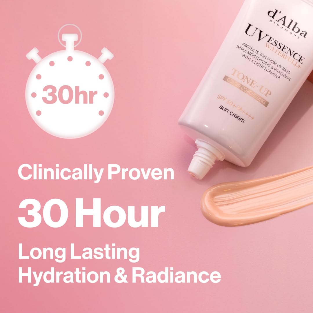d'alba Piedmont sunscreen bottle staged in a beach bag highlighting daily on-the-go protection
