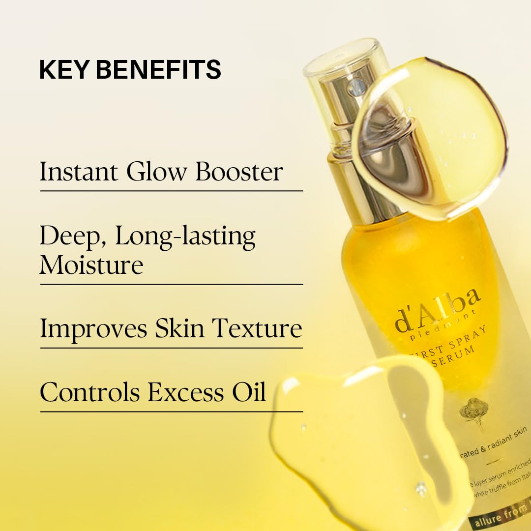 d'alba Piedmont mist over makeup for setting and refreshing effect