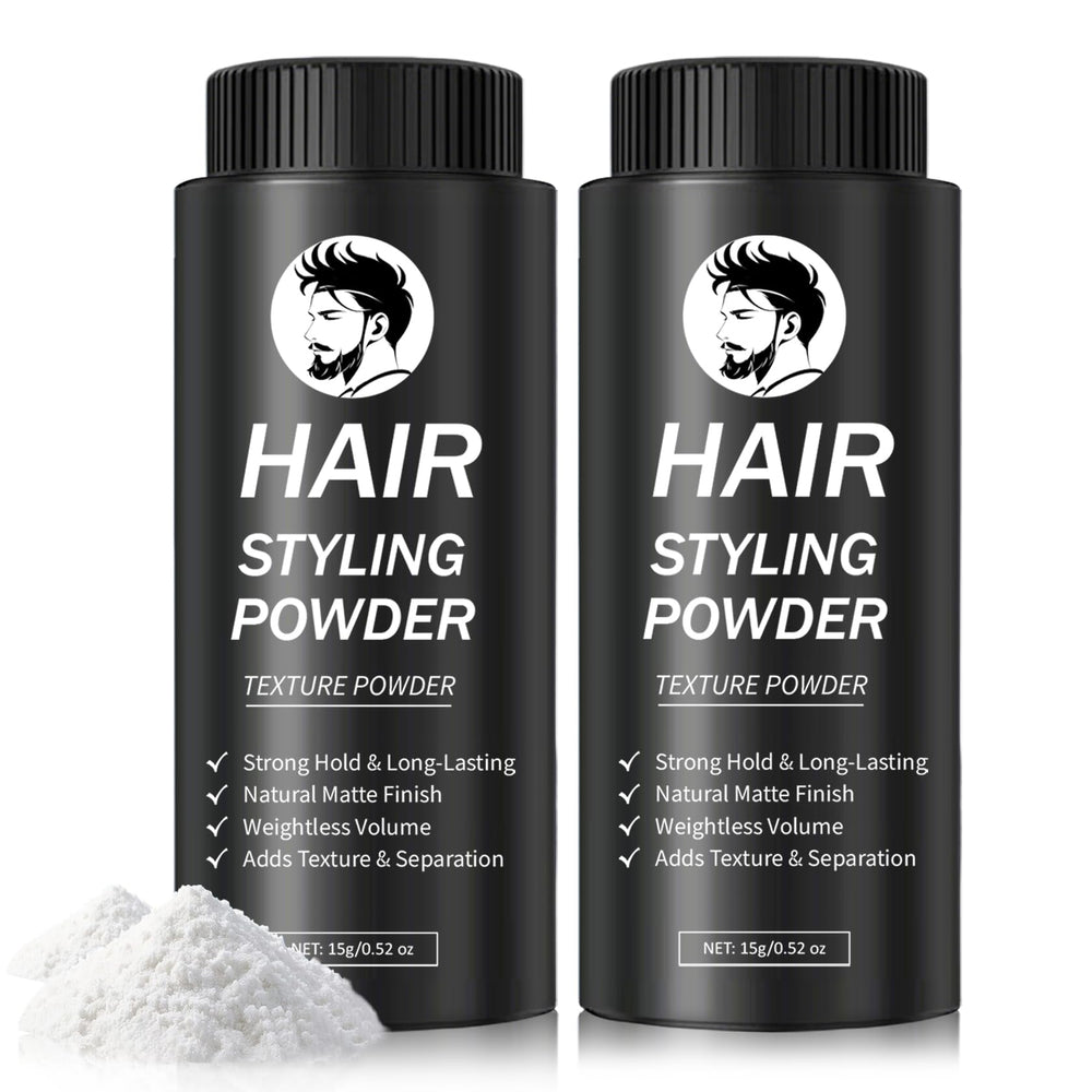 DAMUSI front packaging showing two matte powder jars and product benefit