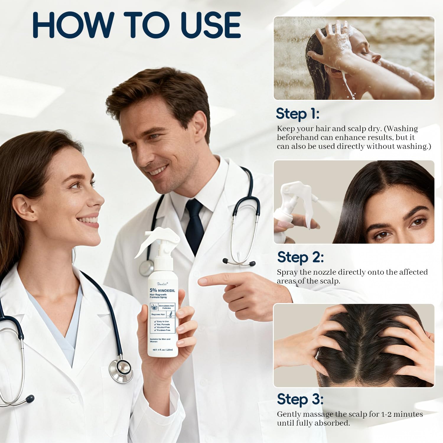 Danliss bottle held in hand to show 4 oz size and travel-friendly benefit