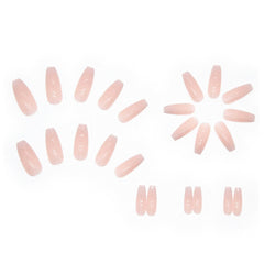 DANMANR close-up of pink and white French tip detail highlighting glossy finish and durability