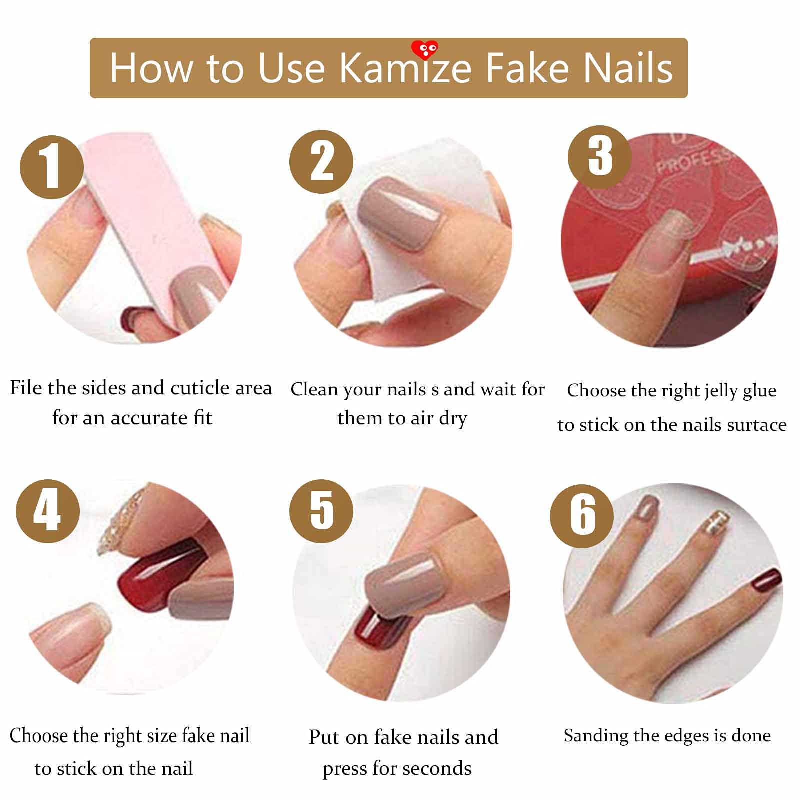 DANMANR hand model wearing the full-cover nails displaying instant polished manicure benefits