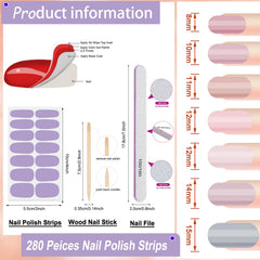 DANNEASY strip on model hand showing scale and realistic coverage