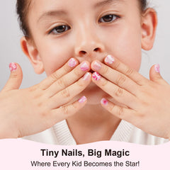 DANNI & TONI fanned nail strips display for quick selection