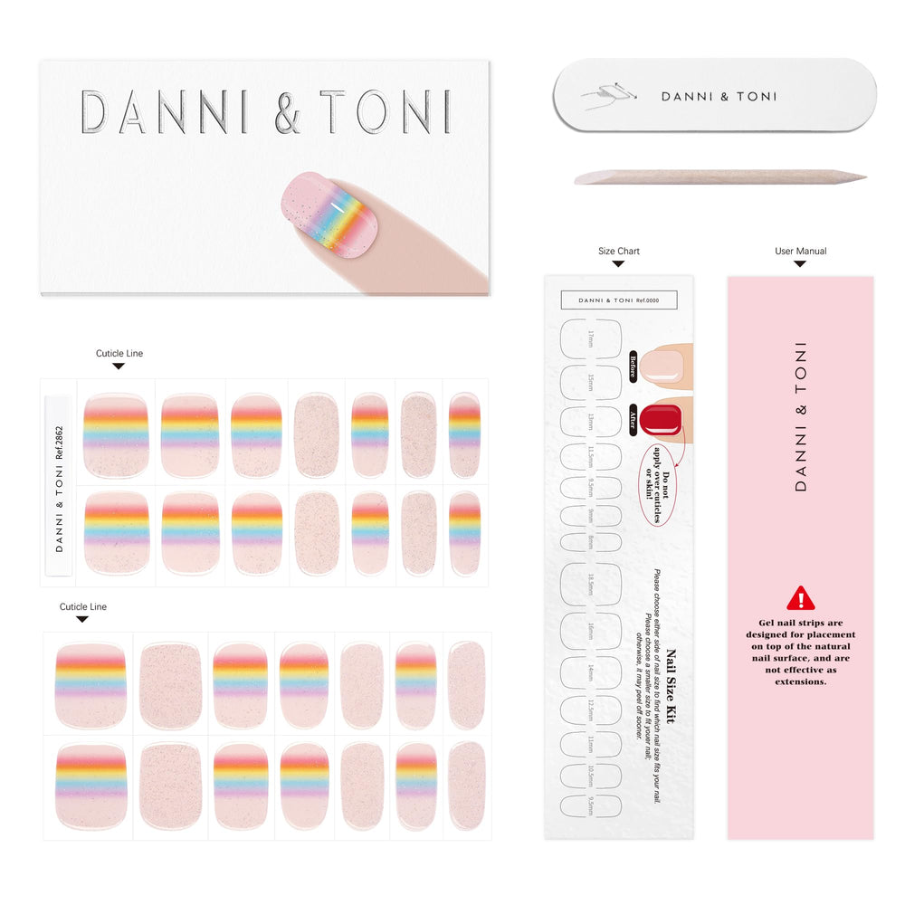 DANNI & TONI cured nail with glossy gel finish and durable look