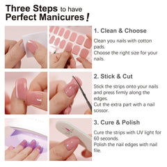 DANNI & TONI gentle peel removal demonstrating safe nail care