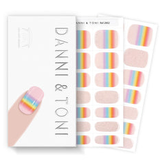 DANNI & TONI stickers next to ruler to show sizing and fit benefit