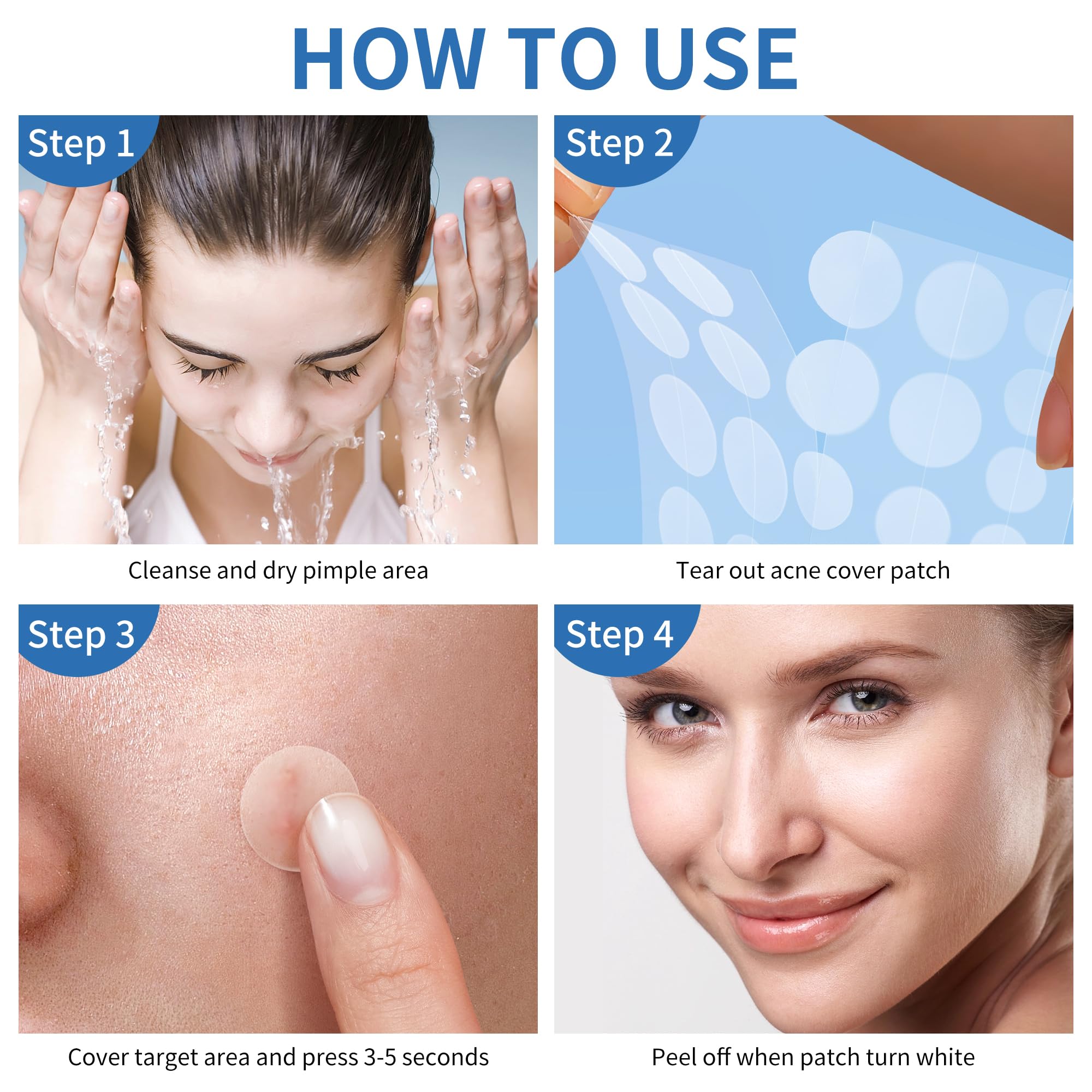 Daolyo patches next to a coin showing scale and the 560-count value