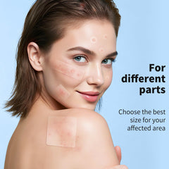 Daolyo strip patch detail on skin, shows flexibility and secure adhesion benefit