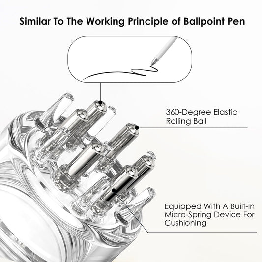 DAPENG close-up of ball-tip and comb showing targeted scalp delivery benefit