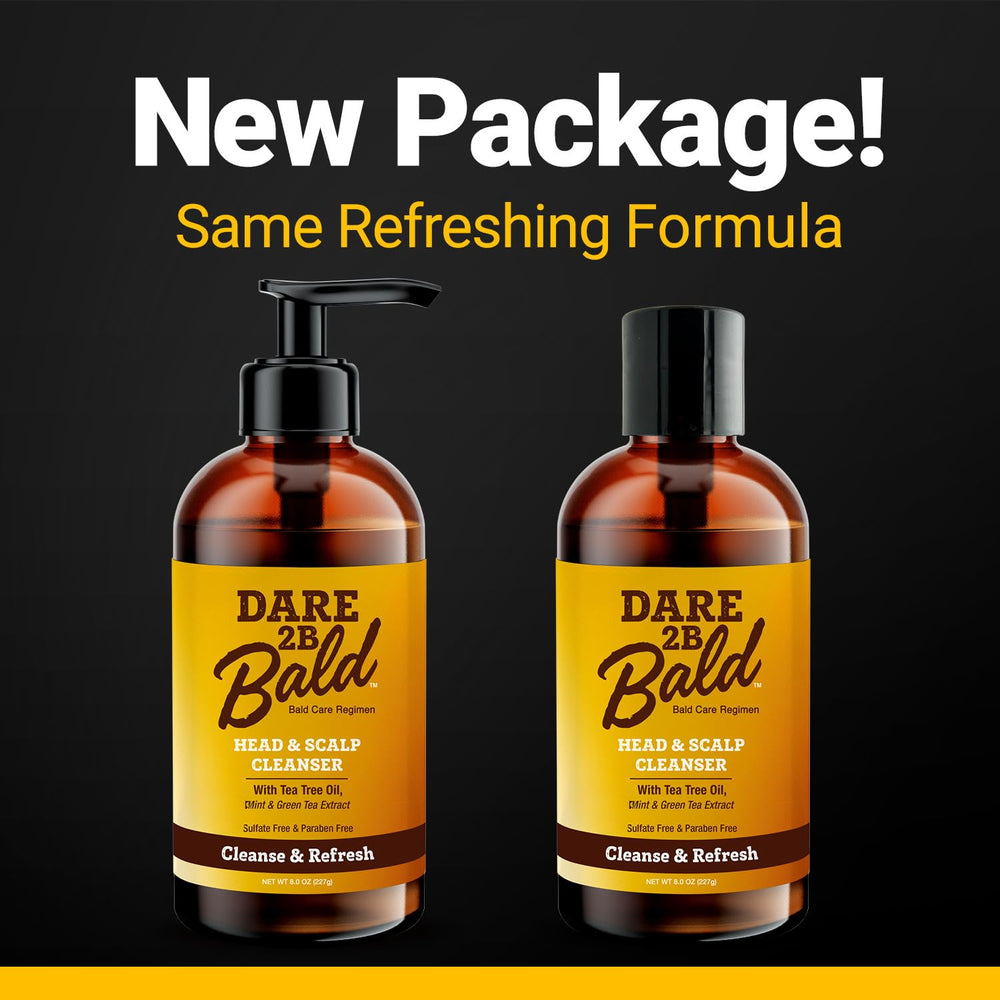 Dare To Be Bald foamy lather texture demonstrating gentle exfoliation