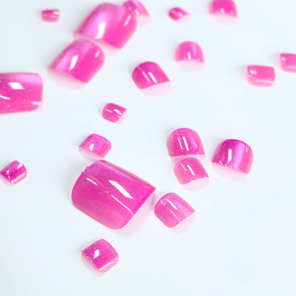 DARKMXTR 24-piece layout displaying multiple sizes for a precise custom toenail fit