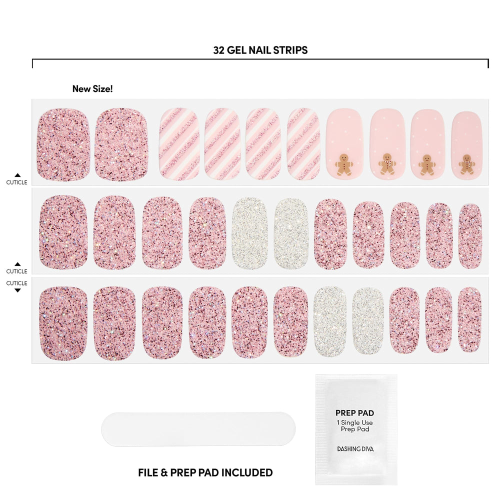 Dashing Diva on-hand manicure displaying patterns and long-lasting look