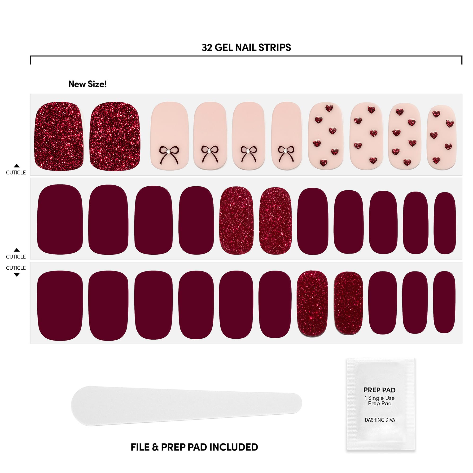 Dashing Diva hand applying strip quickly for instant glossy manicure