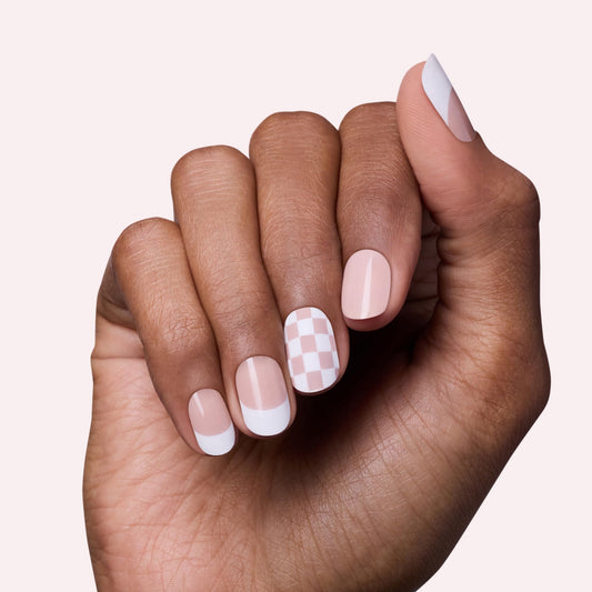 Dashing Diva close-up of glossy gel strip texture highlighting high-shine finish