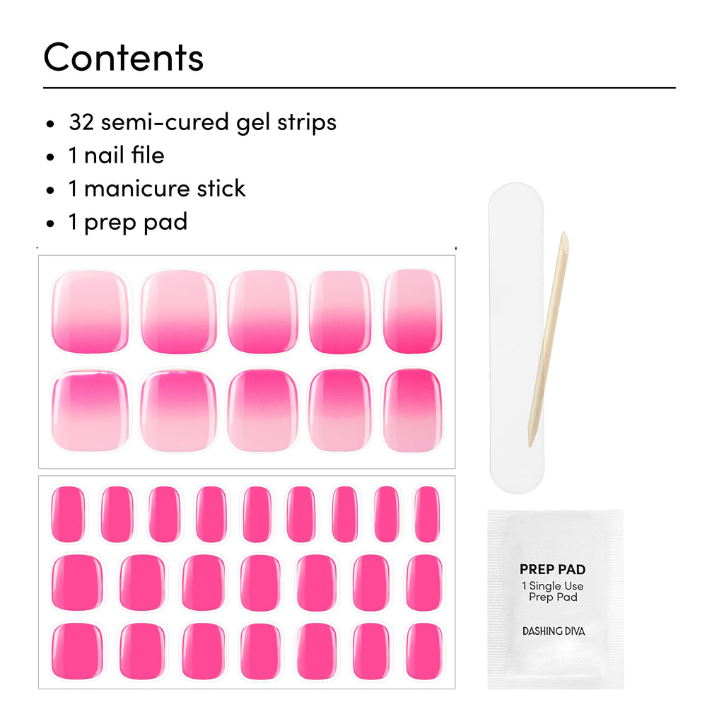 Dashing Diva product being applied to toenail for quick easy pedicure