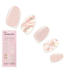 Dashing Diva front packaging showing crystal clear gel strips and contents benefit quick selection