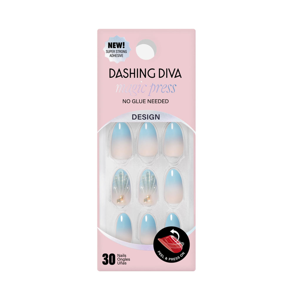 Dashing Diva front packaging showing Shell We Kiss design and contents benefit