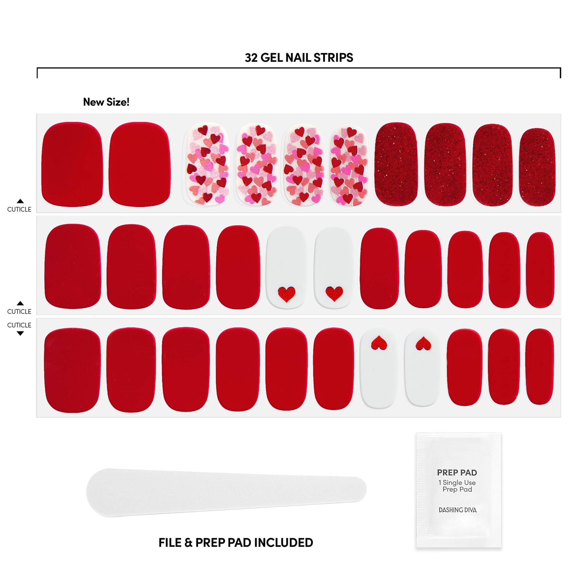 Dashing Diva strips being pressed onto nail showing quick application