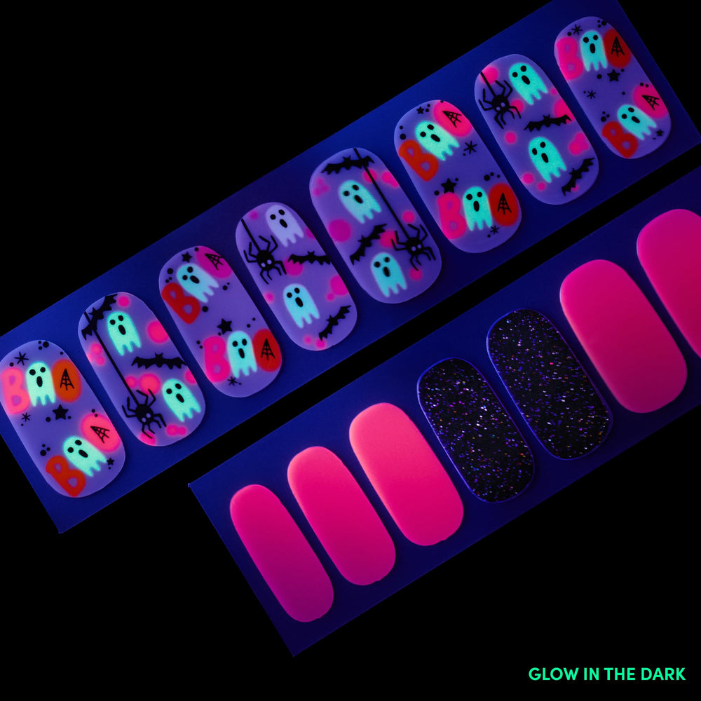 Dashing Diva glow-in-the-dark demo showing night visibility benefit