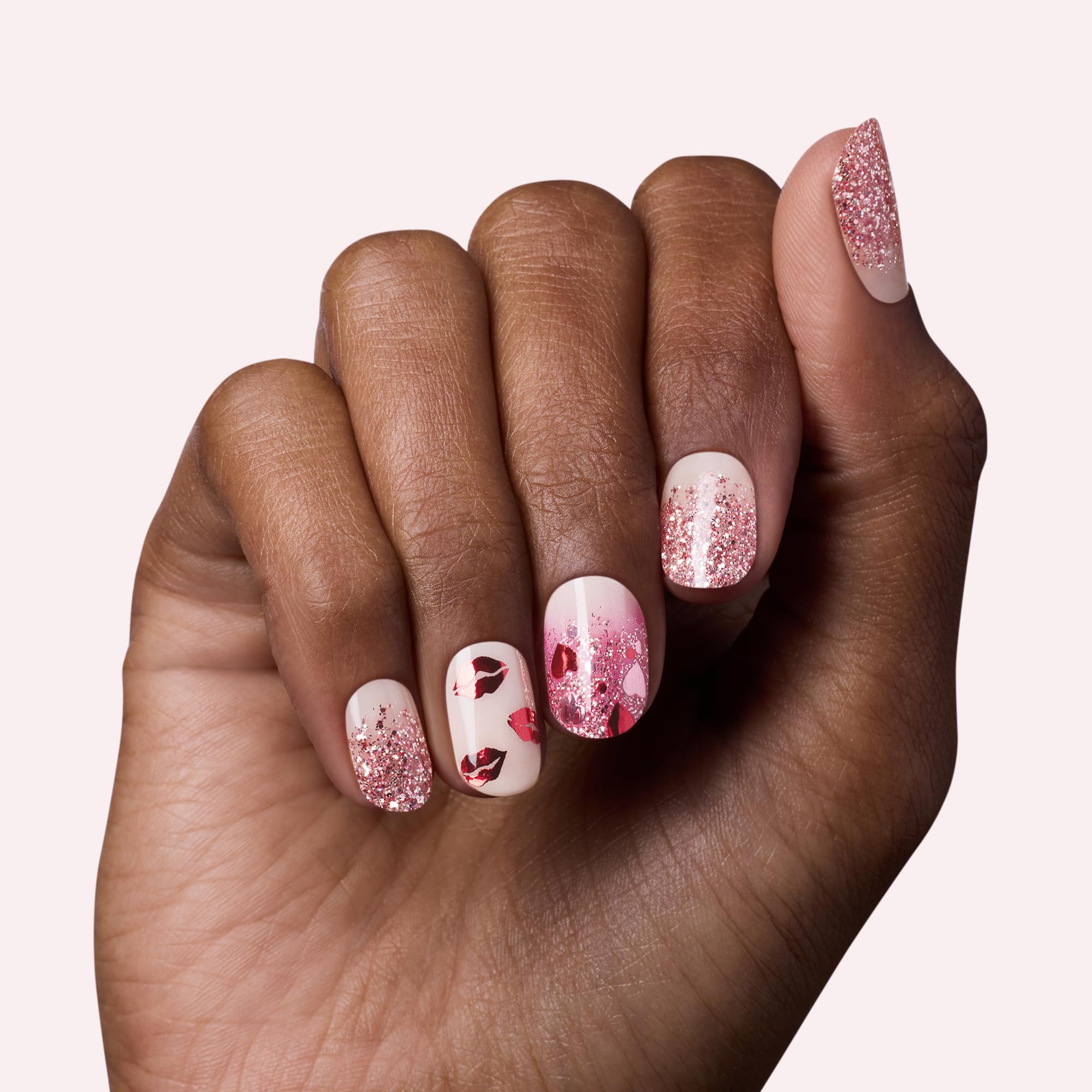 Dashing Diva close-up of gel strip texture revealing glossy finish and chip resistance