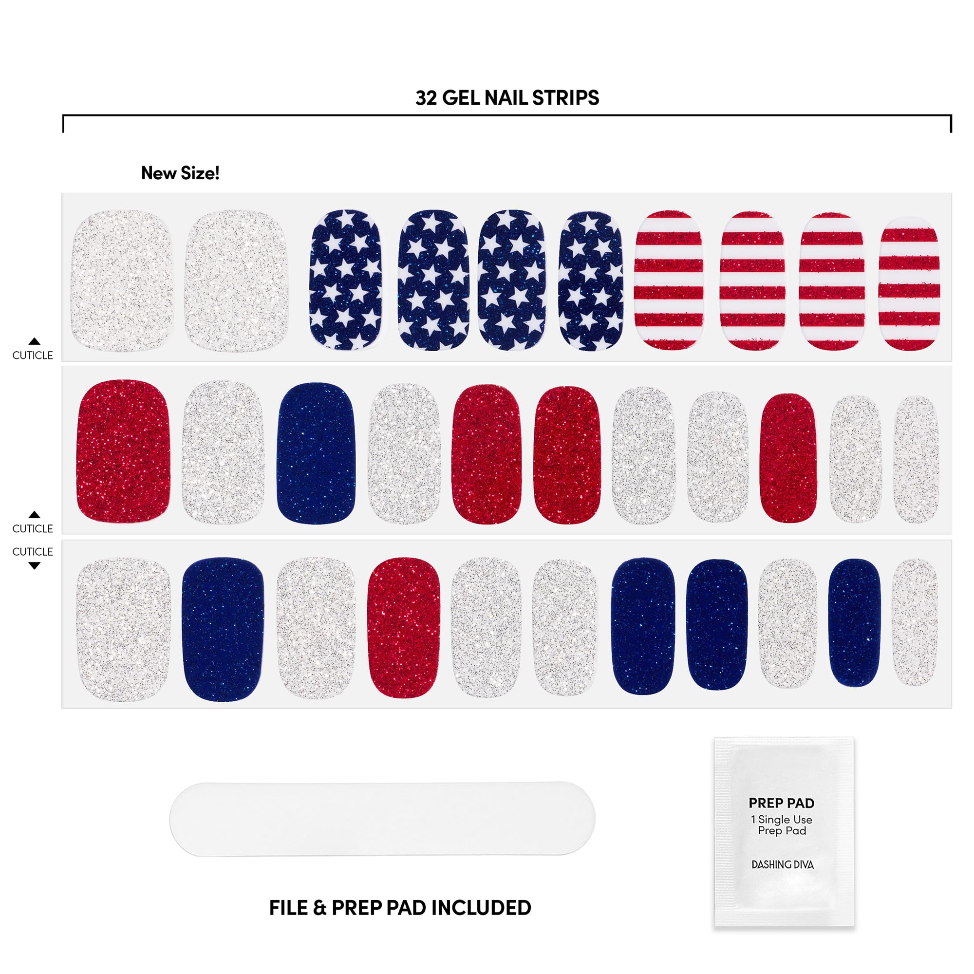Dashing Diva Salute application on a nail demonstrating easy press-and-file benefit