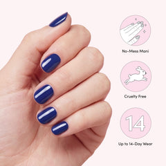Lifestyle shot of finished manicure using Dashing Diva Whistle for polished appearance