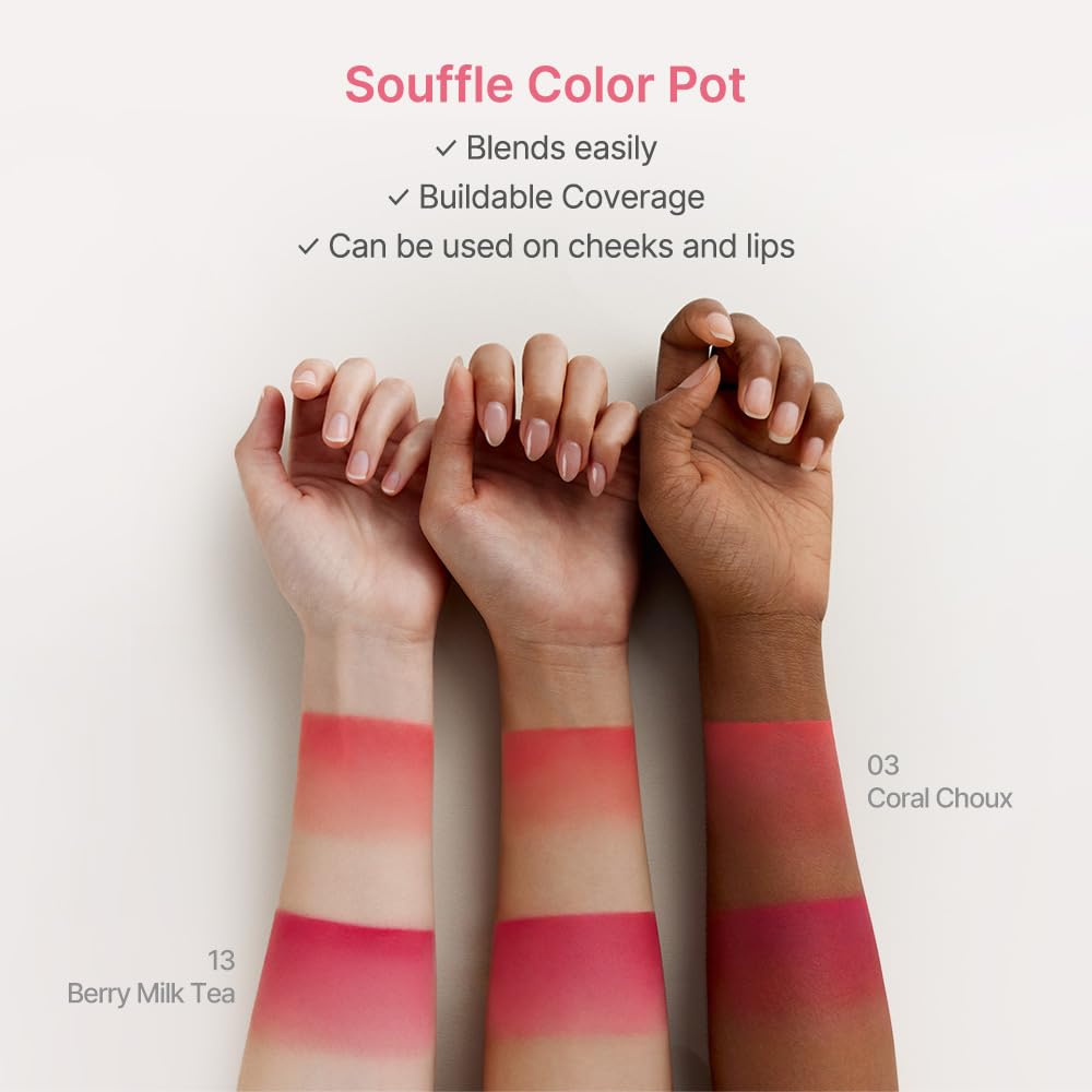 dasique Souffle Color Pot next to coin for size comparison ideal for travel