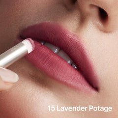 dasique souffle lips closeup showing rosy tint and natural look benefit