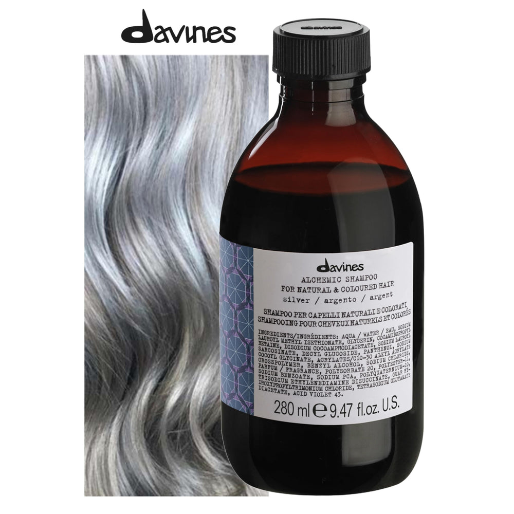 Davines back label close-up displaying ingredients and usage directions