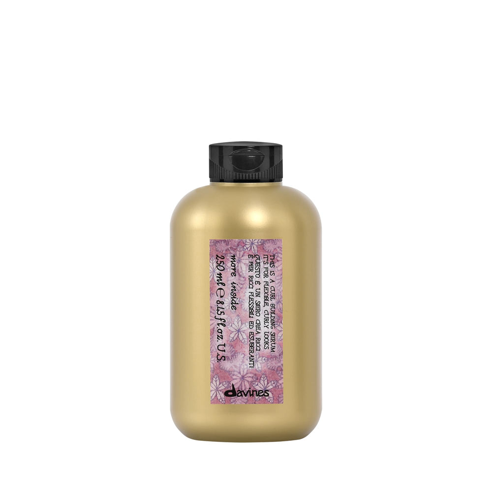 Davines front bottle showing product and easy dispensing benefit