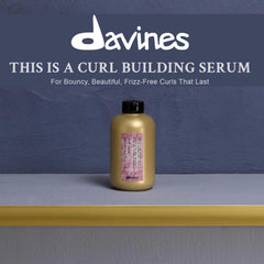 Davines serum drop texture highlighting lightweight, non-greasy feel