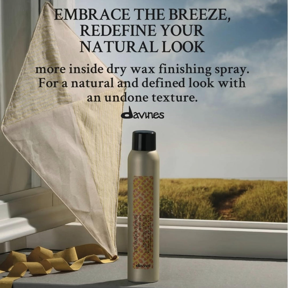 Davines texture of treated hair highlighting satin-matte finish
